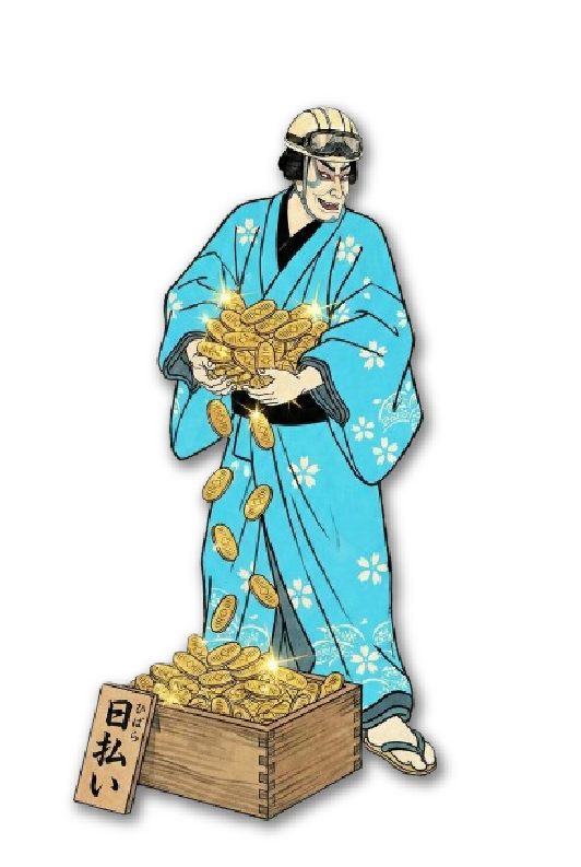 特典セクションの人物イメージ