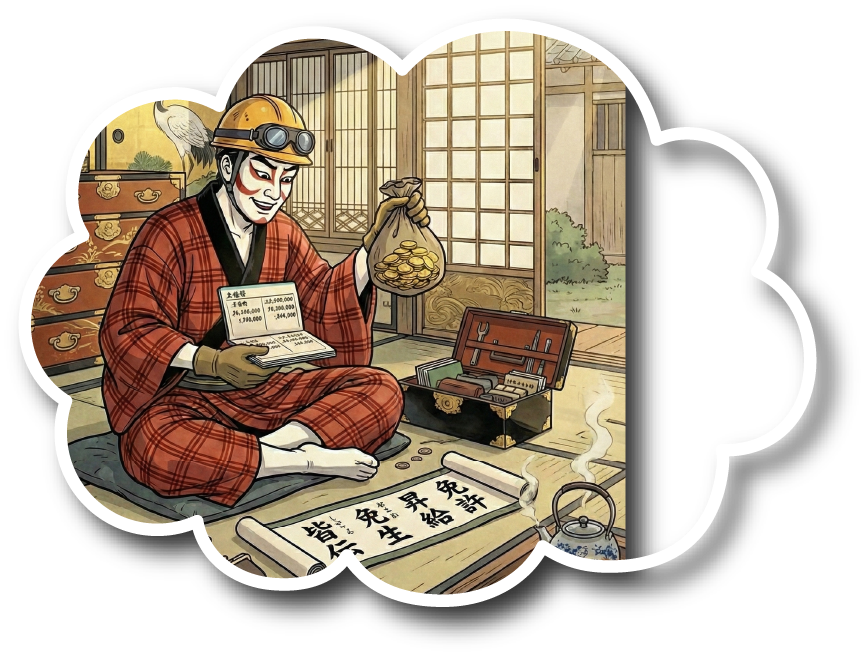 余裕のある男性のイメージ